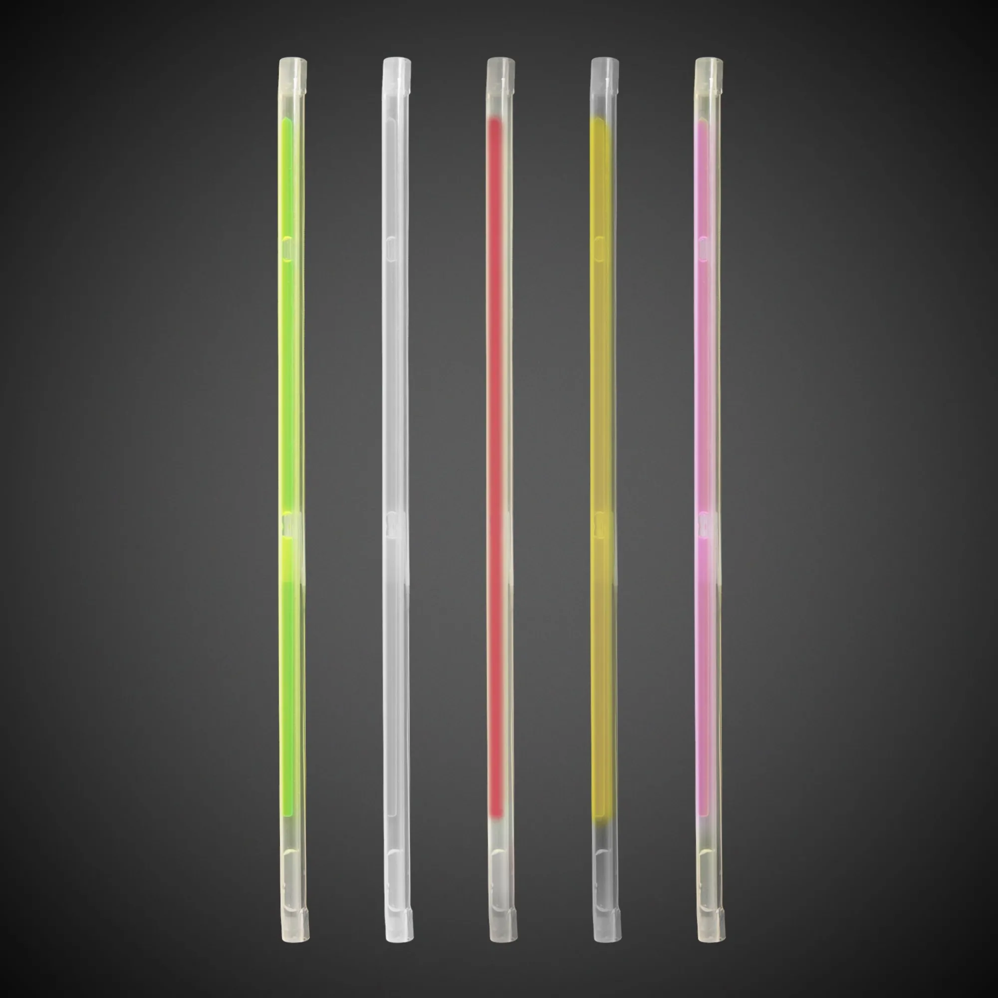 Clearance Windy City Novelties Variety Pack 9" Glow Straws Assorted Colors