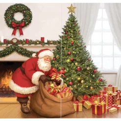 New Windy City Novelties Vintage Santa Scene Setter