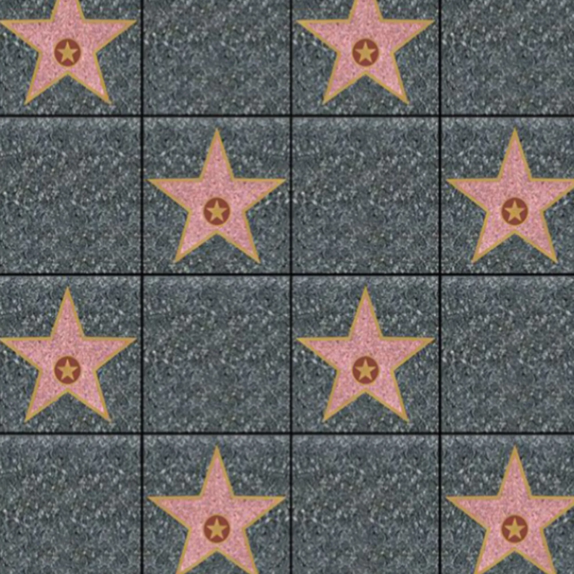 Best Windy City Novelties Walk of Fame Stars Room Roll