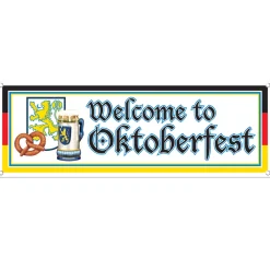 New Windy City Novelties Welcome To Oktoberfest Banner