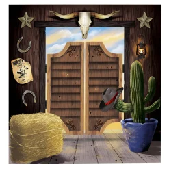 Sale Windy City Novelties Western Selfie Scene Setter Backdrop