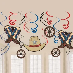 New Windy City Novelties Western Swirl Decorations