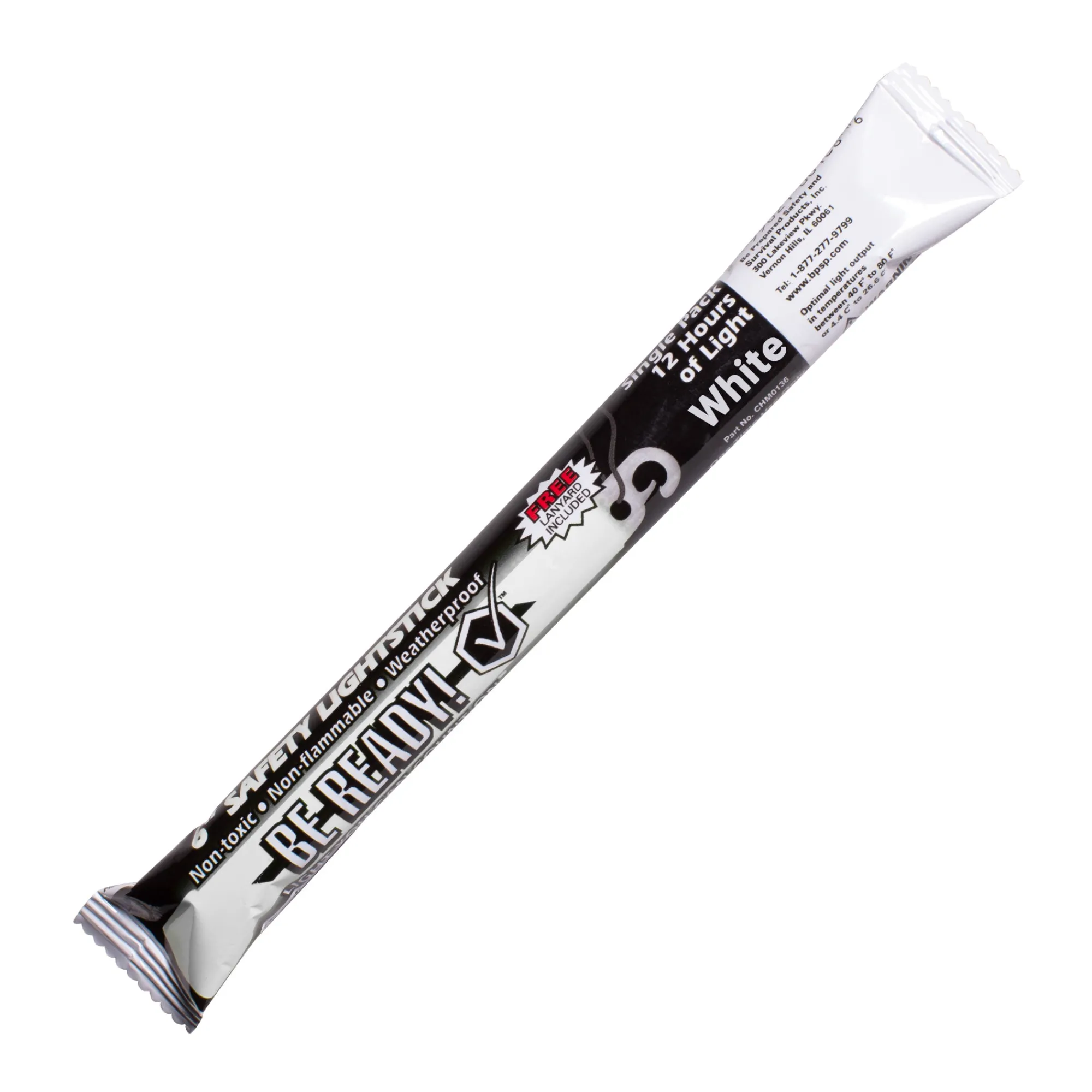 Online Windy City Novelties Be Ready 6" Safety Glow Stick White