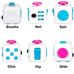 Hot Windy City Novelties White, Blue & Pink Focus Cube
