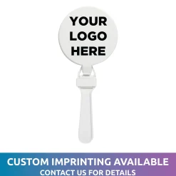 New Windy City Novelties White Circle Hand Clappers