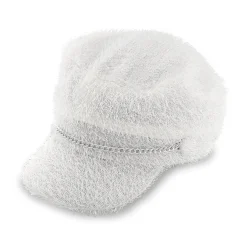 Outlet Windy City Novelties White Furry Biker Hat