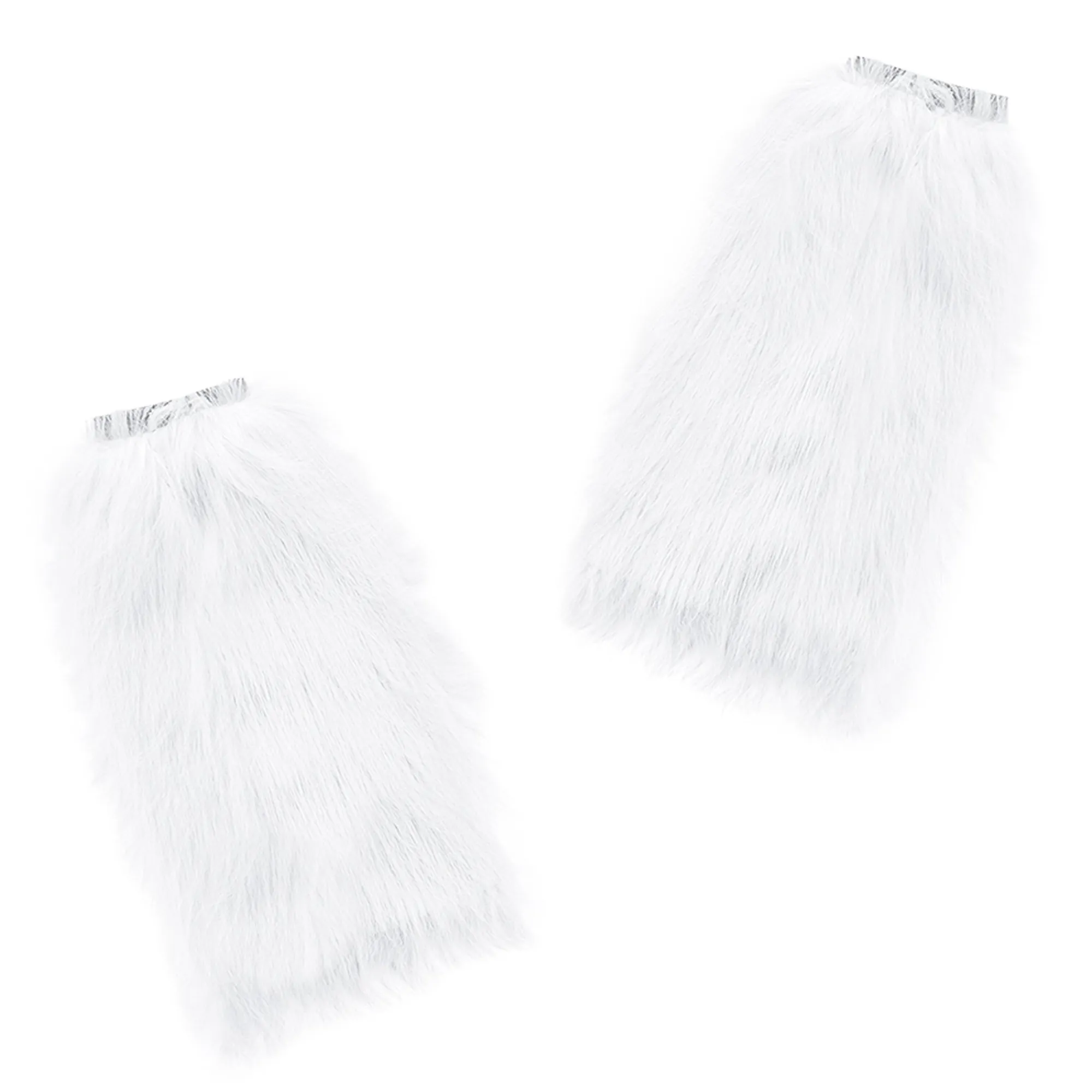 Best Windy City Novelties White Furry Leg Warmers