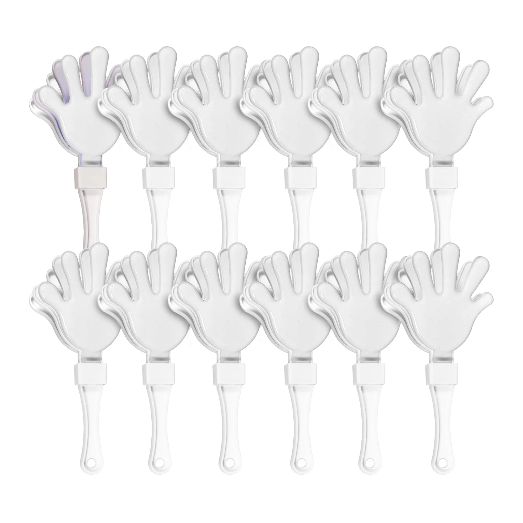 Sale Windy City Novelties White Hand Clappers