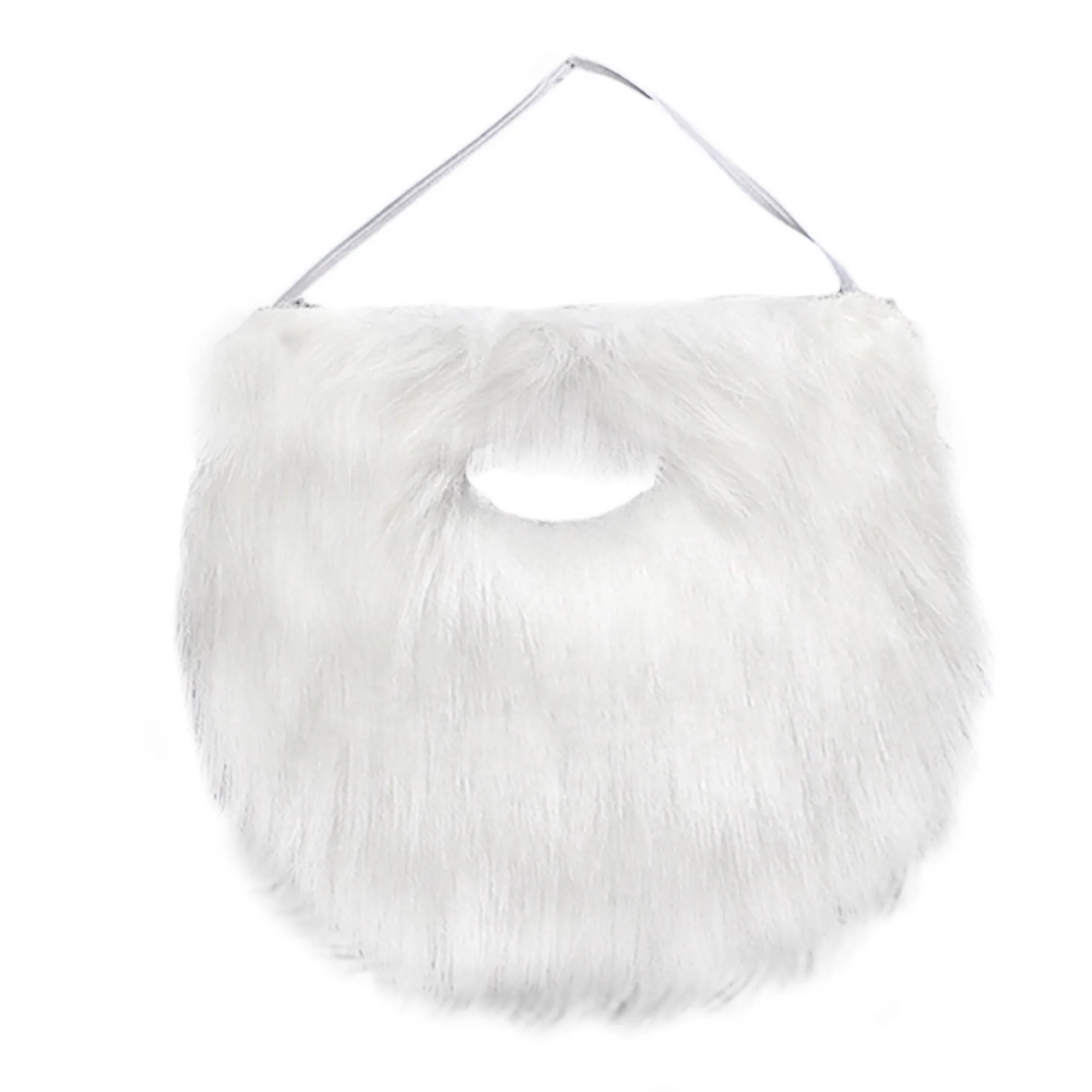 Clearance Windy City Novelties White Holiday Beards Retail Display