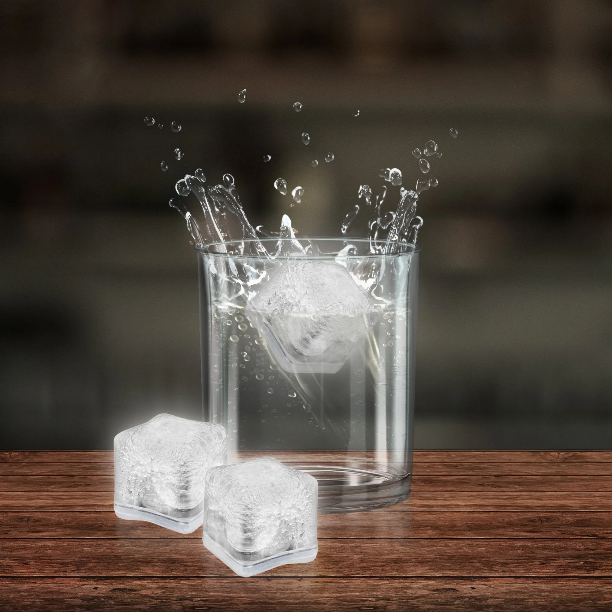 Windy City Novelties LED Ice Cubes White