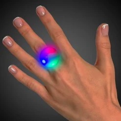 New Windy City Novelties LED Jelly Rings White