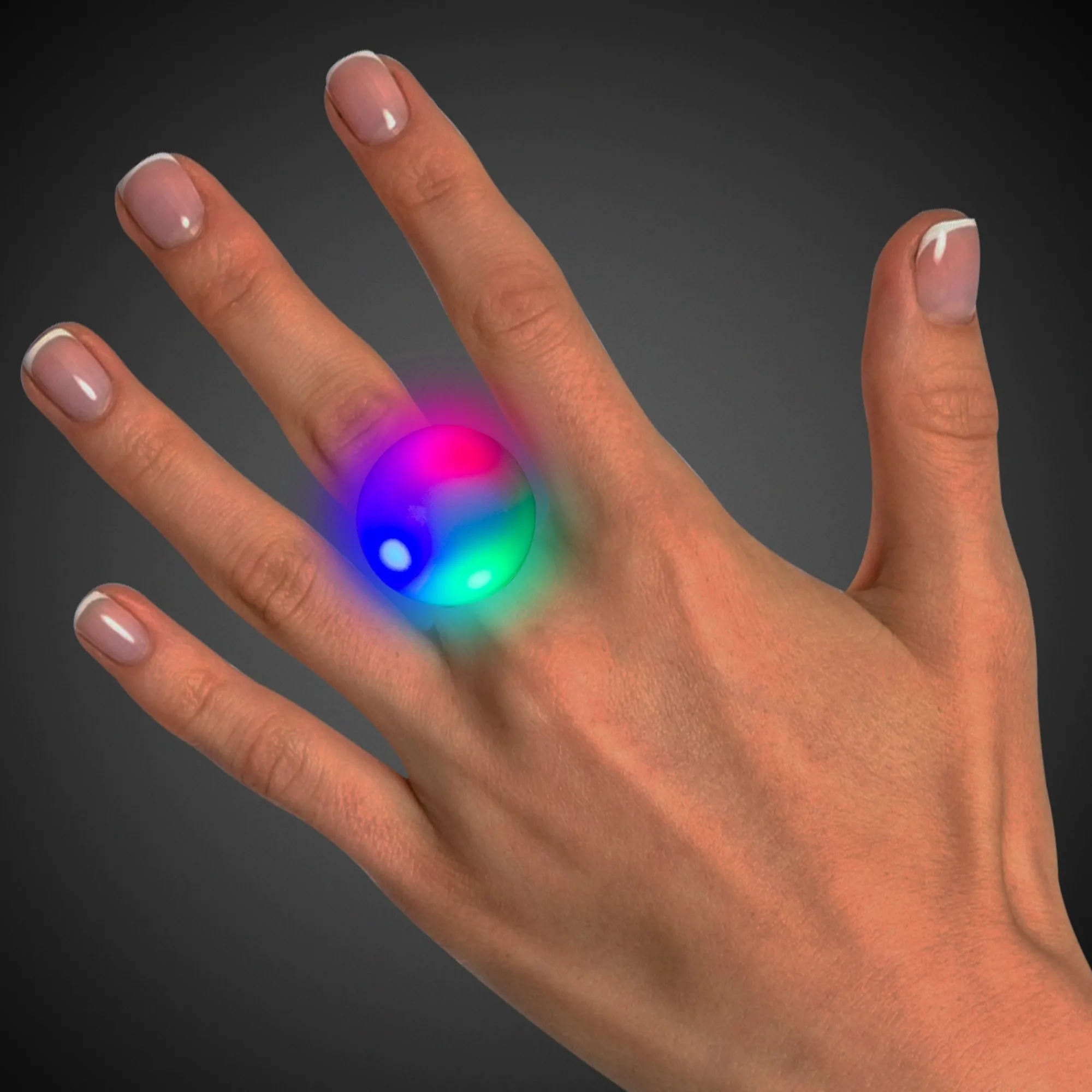 New Windy City Novelties LED Jelly Rings White