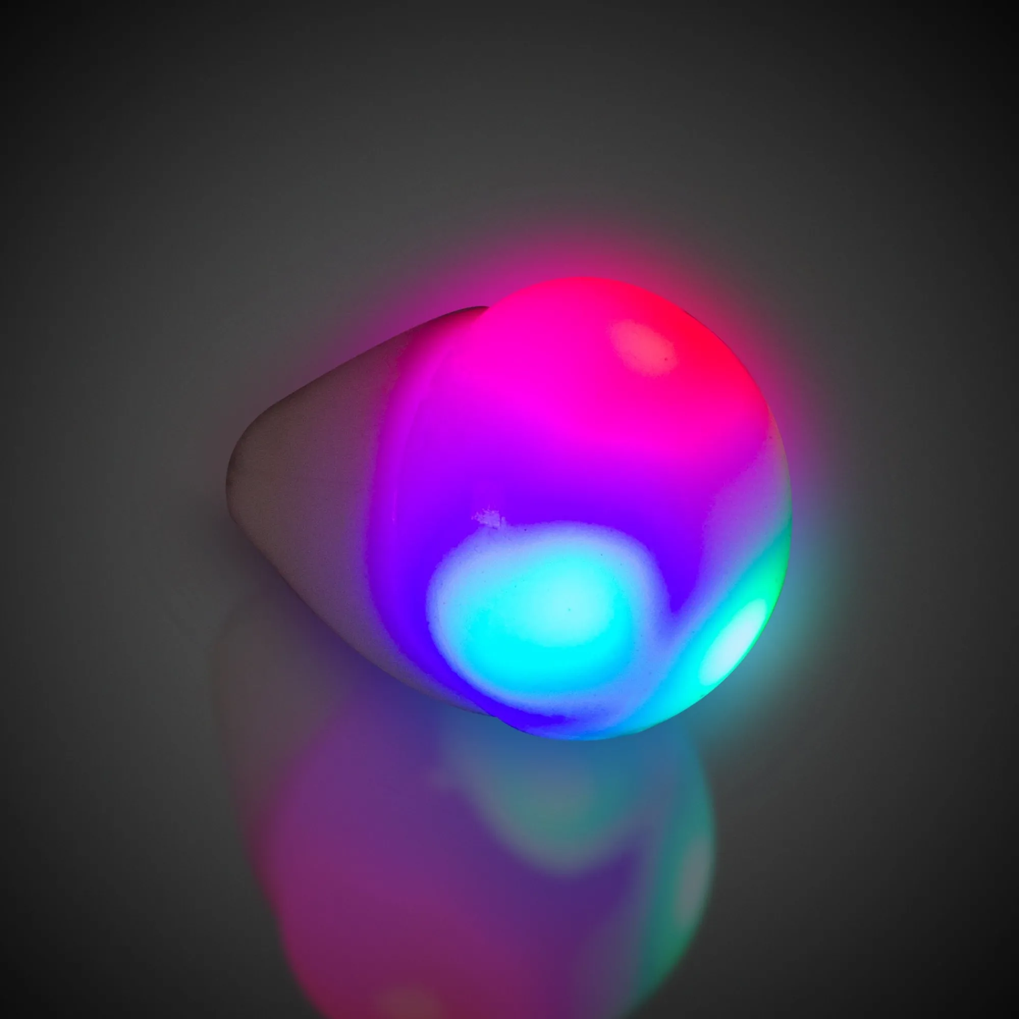 New Windy City Novelties LED Jelly Rings White