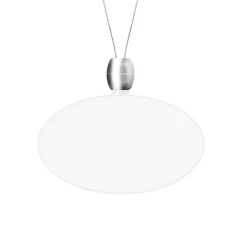 Online Windy City Novelties LED Oval Pendant Necklace White