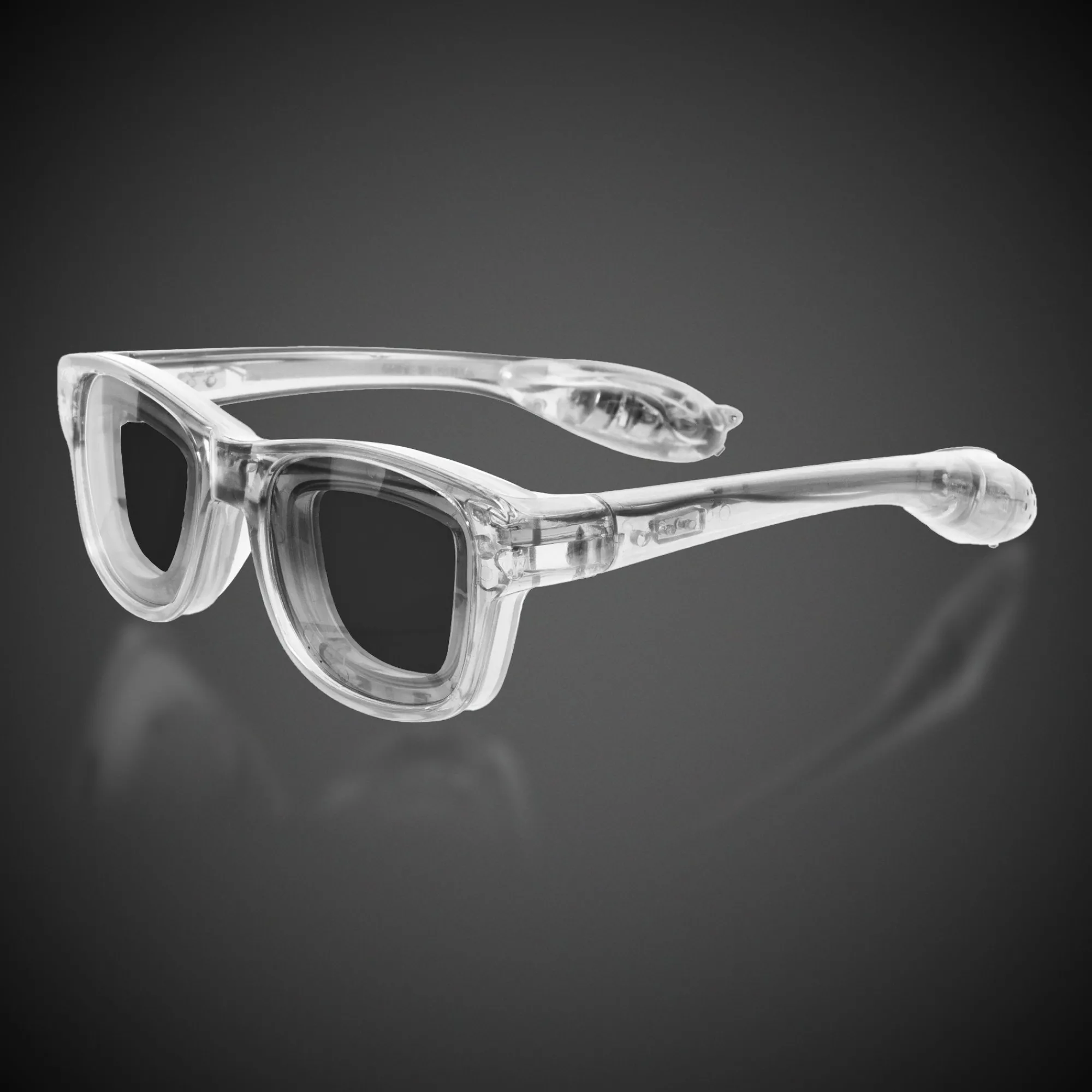 Windy City Novelties LED Retro Sunglasses White