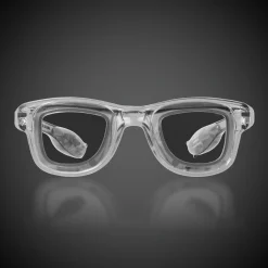 Windy City Novelties LED Retro Sunglasses White