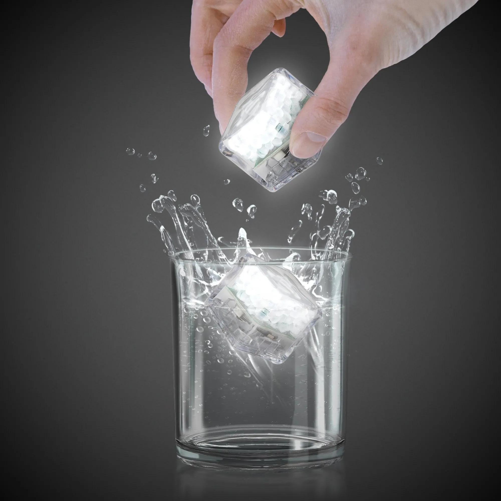 Clearance Windy City Novelties Liquid-Activated LED Ice Cubes White