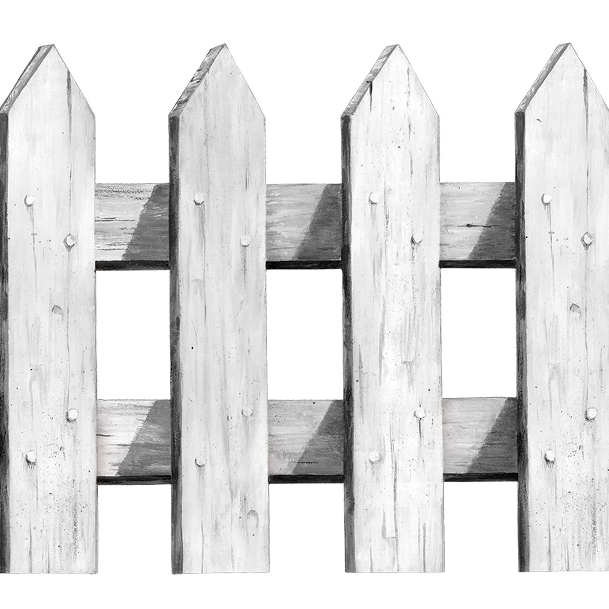 Sale Windy City Novelties White Picket Fence Cutouts