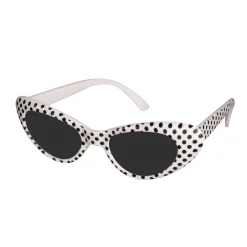 Best Windy City Novelties Polka Dot Kids' Sunglasses White
