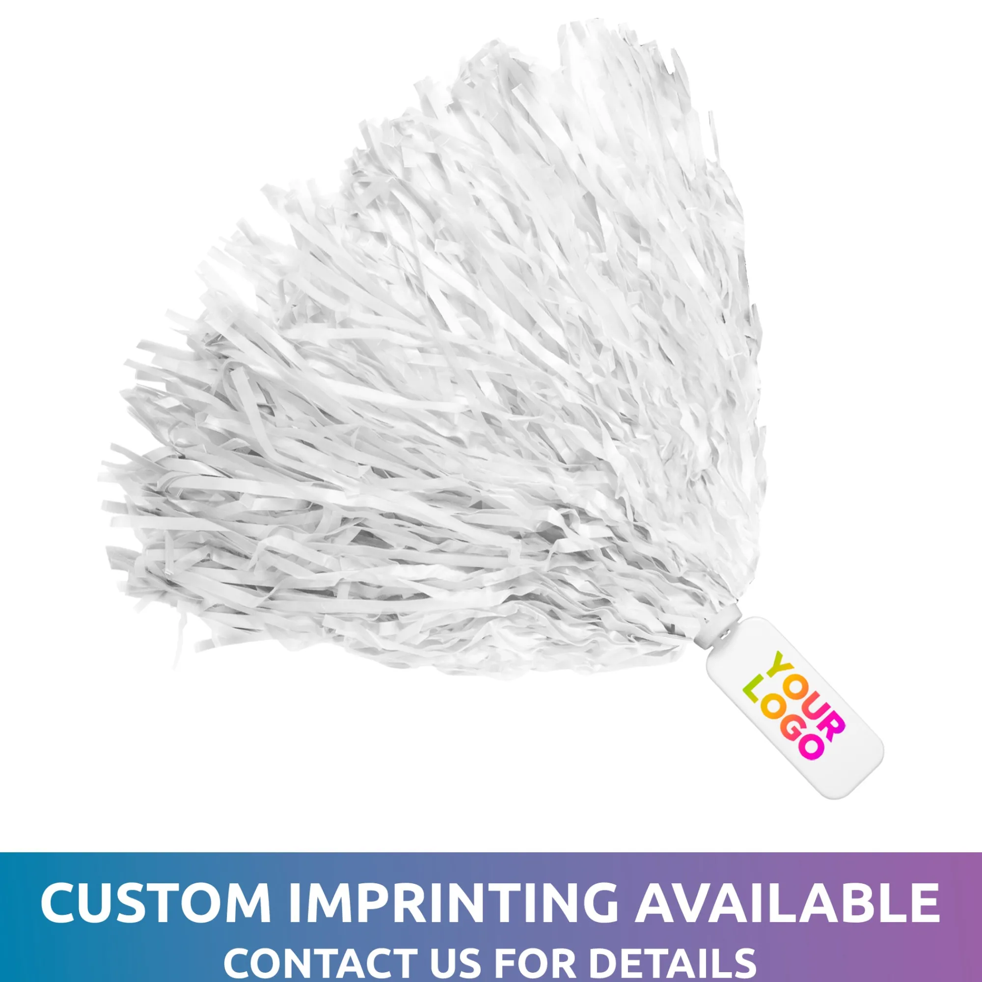 Best Windy City Novelties Pom Poms White
