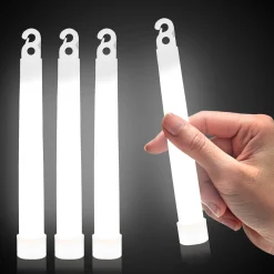 New Windy City Novelties 6" Premium Glow Sticks White