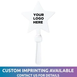 Sale Windy City Novelties Star Hand Clappers White