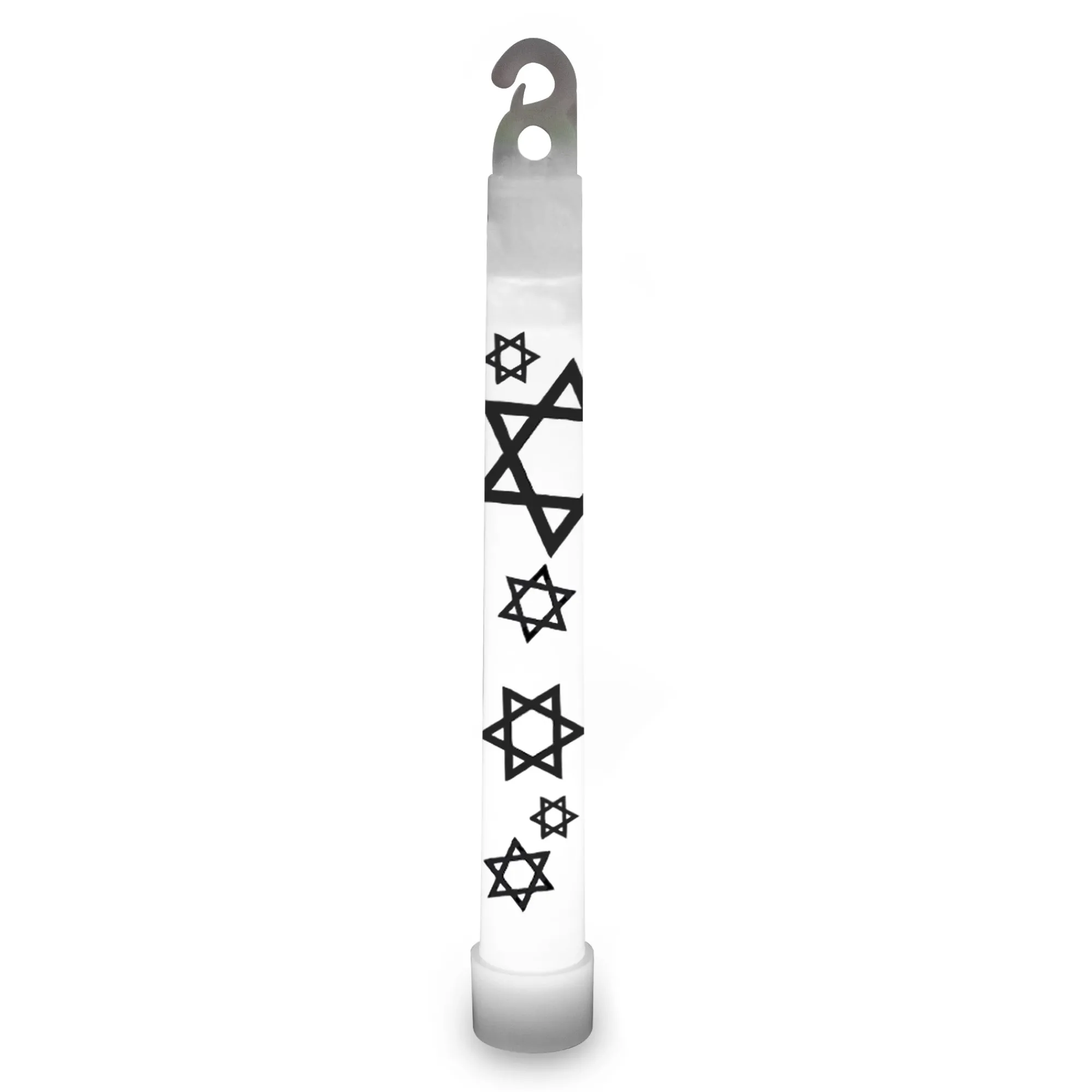 Hot Windy City Novelties Star Of David 6" Glow Sticks White