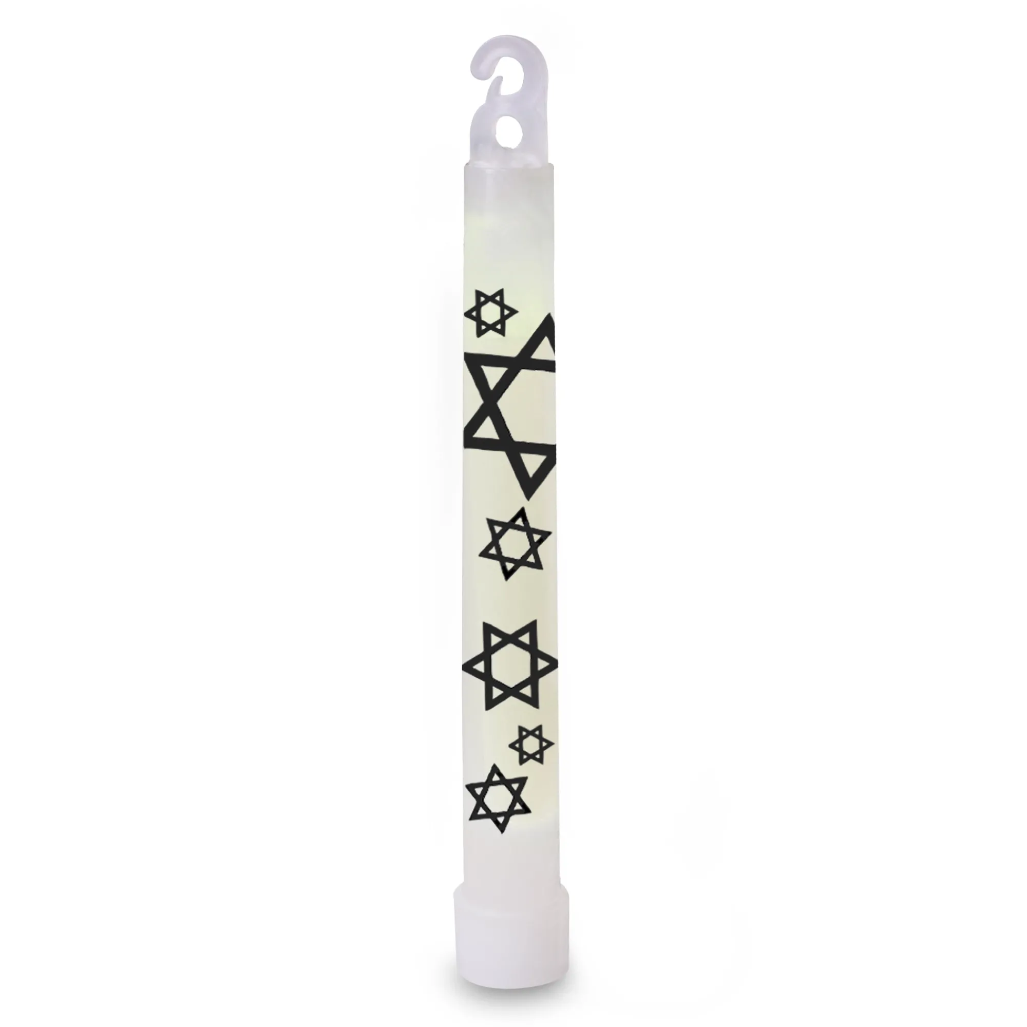 Hot Windy City Novelties Star Of David 6" Glow Sticks White