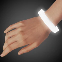 Outlet Windy City Novelties Triple Wide Glow Bracelets White