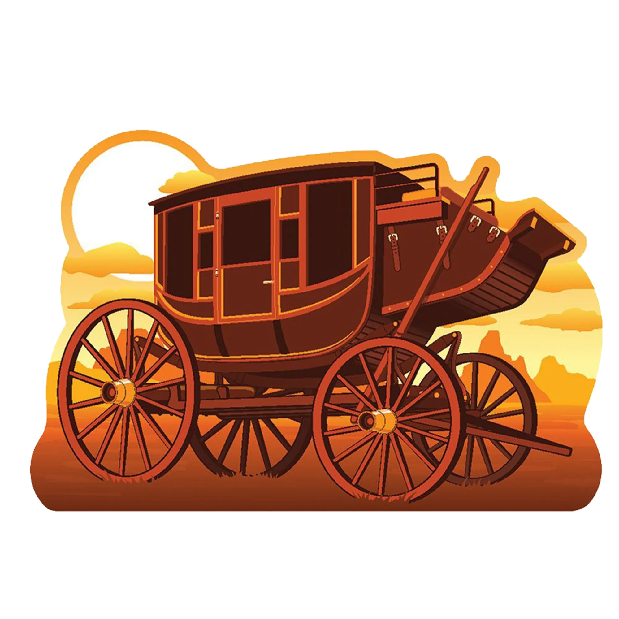 Online Windy City Novelties Wild West Cutouts