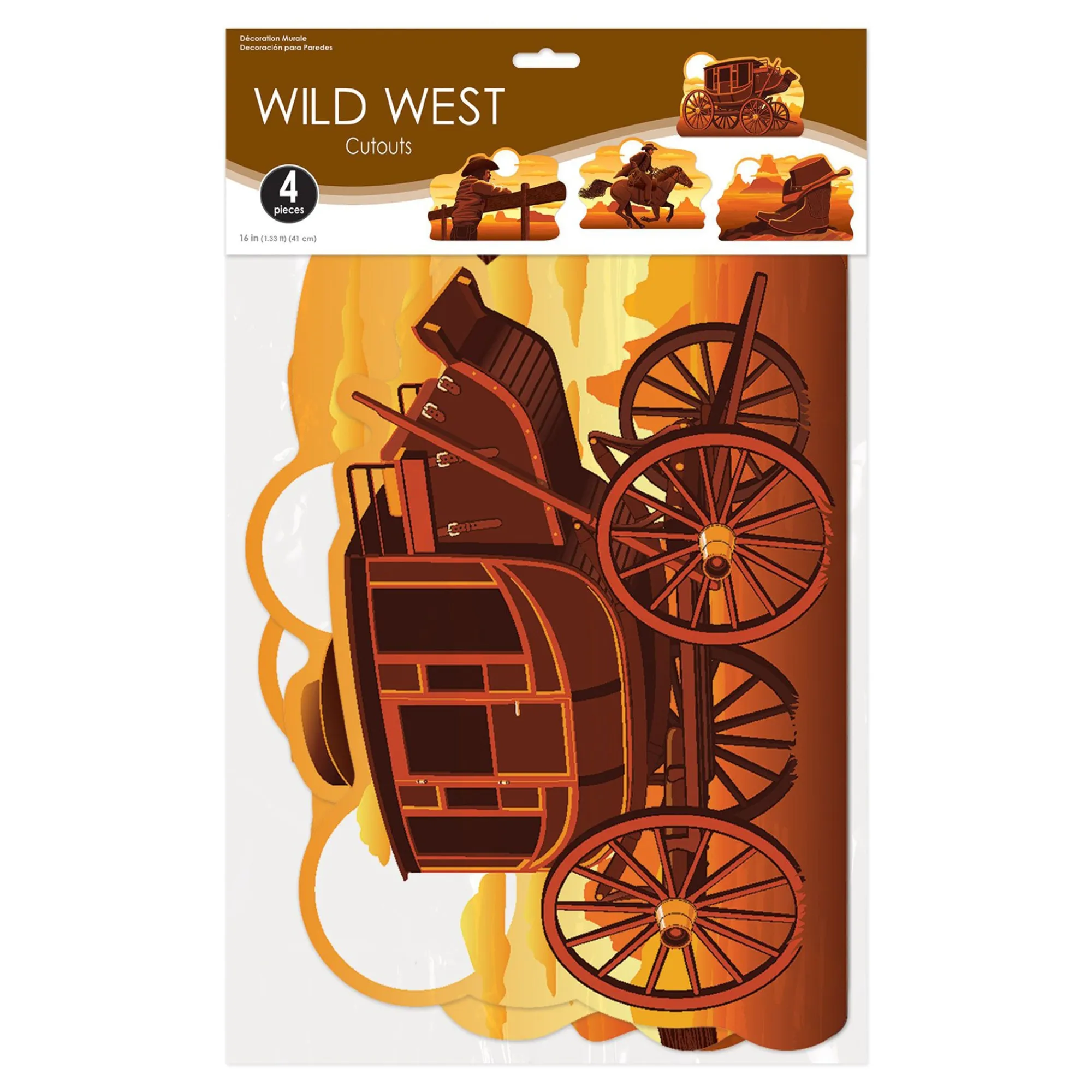 Online Windy City Novelties Wild West Cutouts