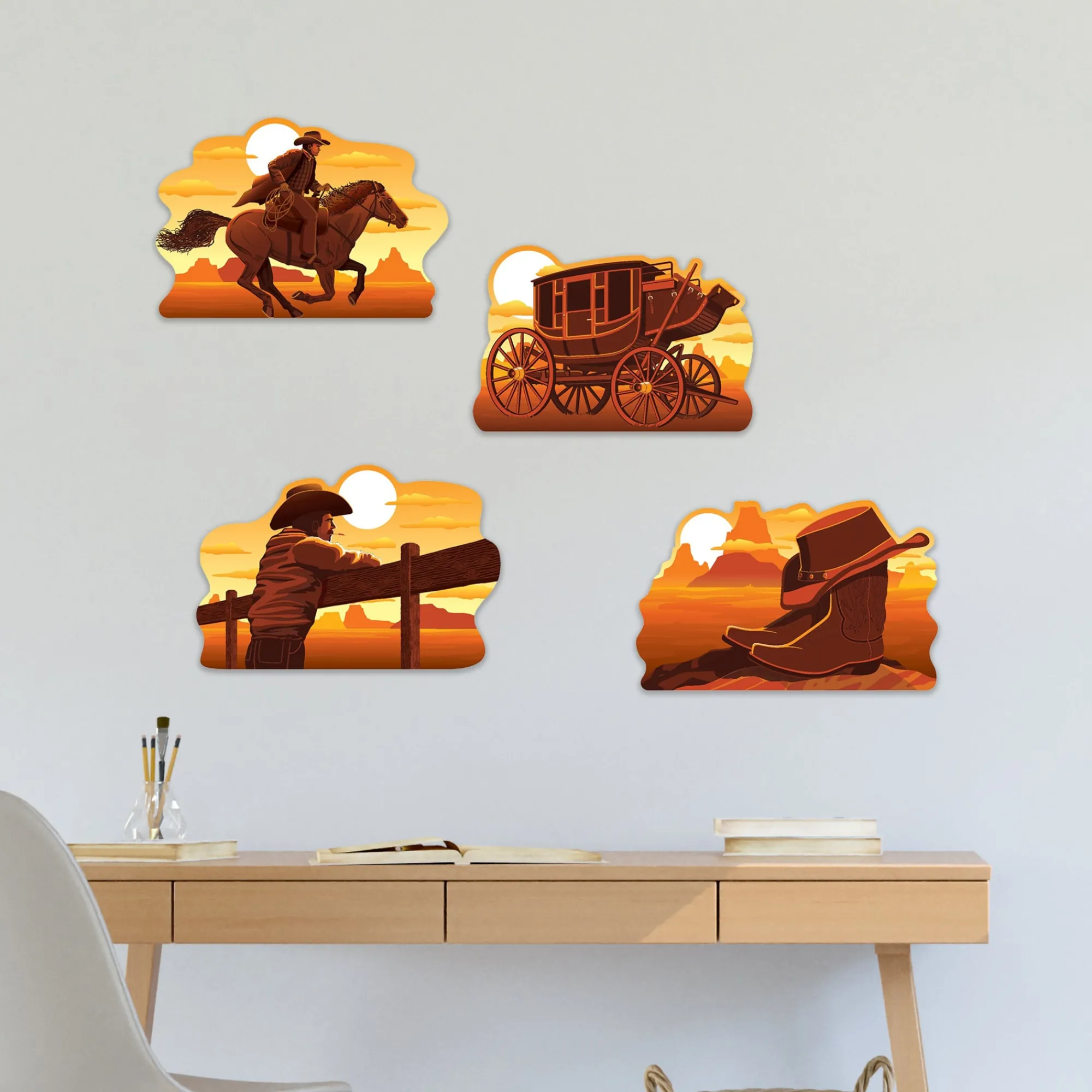 Online Windy City Novelties Wild West Cutouts