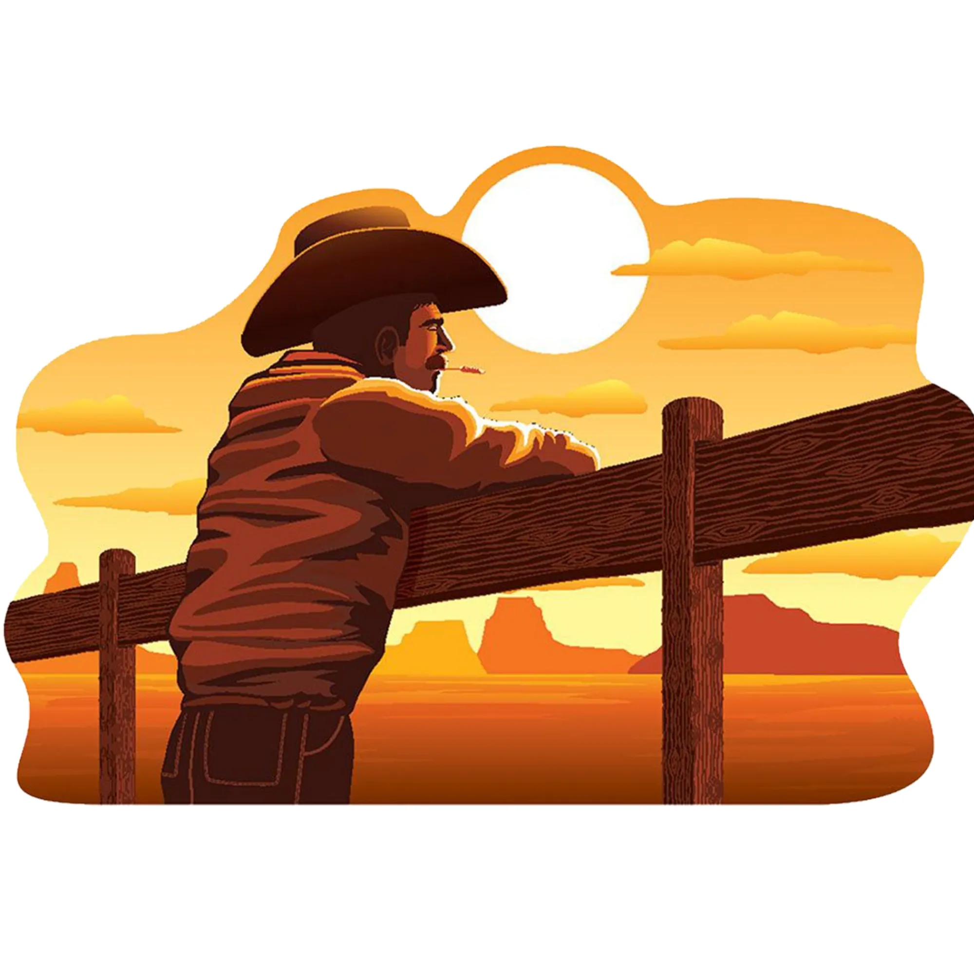 Online Windy City Novelties Wild West Cutouts
