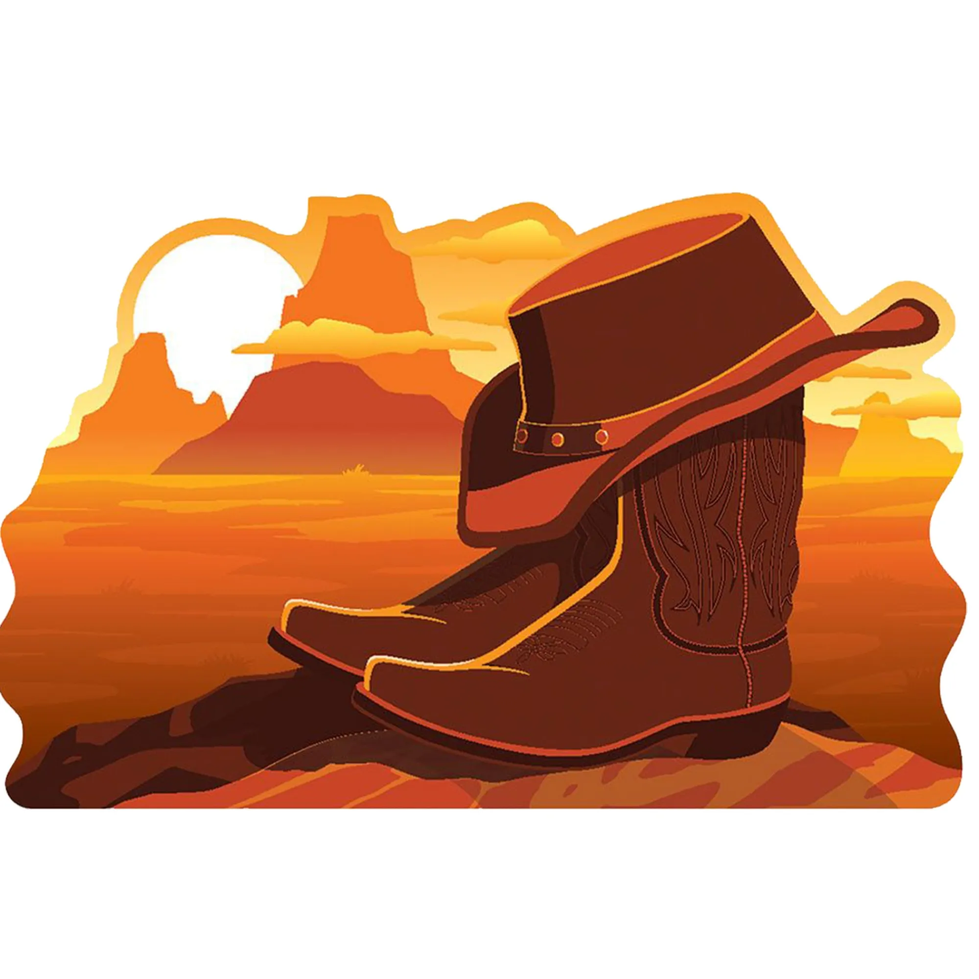 Online Windy City Novelties Wild West Cutouts