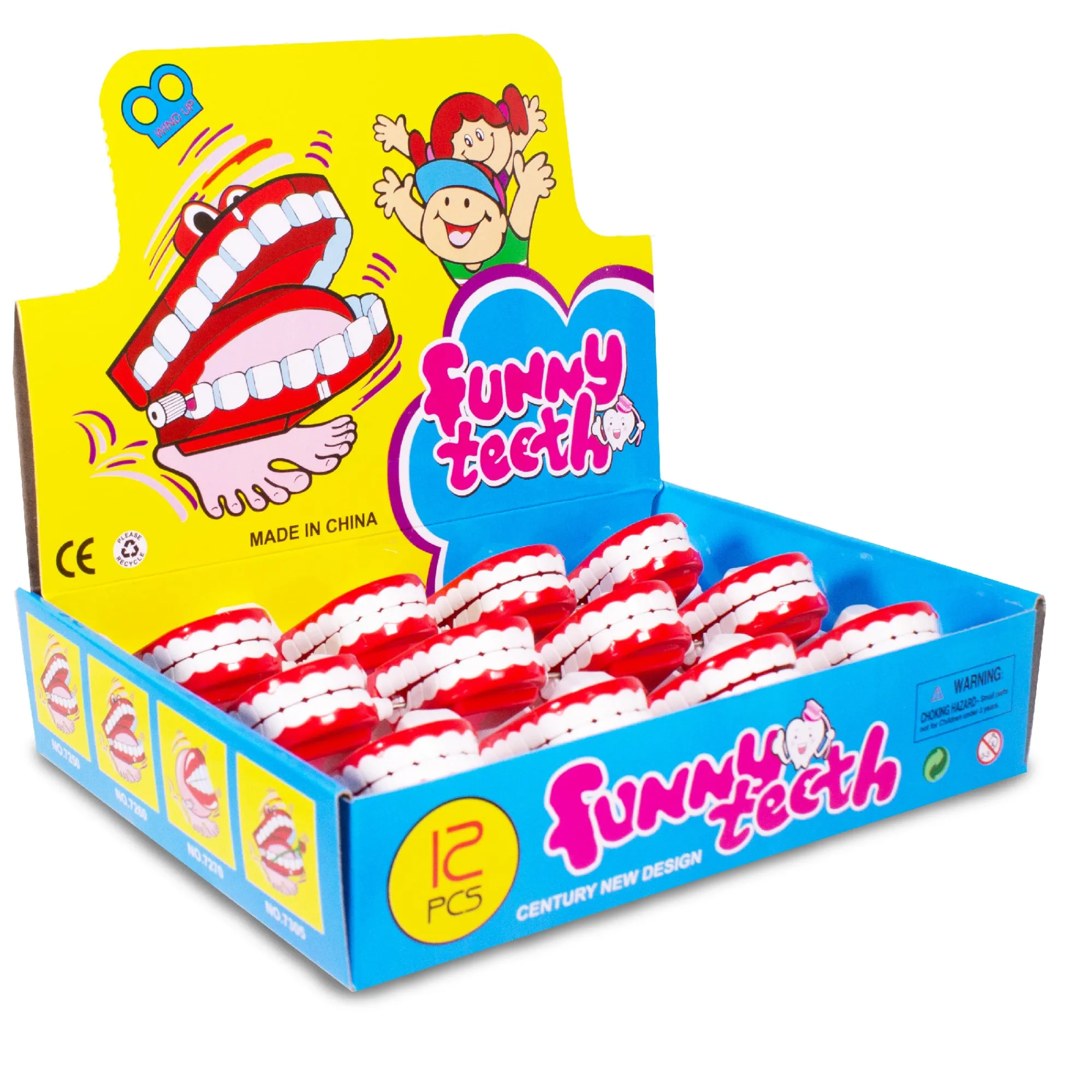 Discount Windy City Novelties Wind-Up Chatter Teeth Retail Counter Display