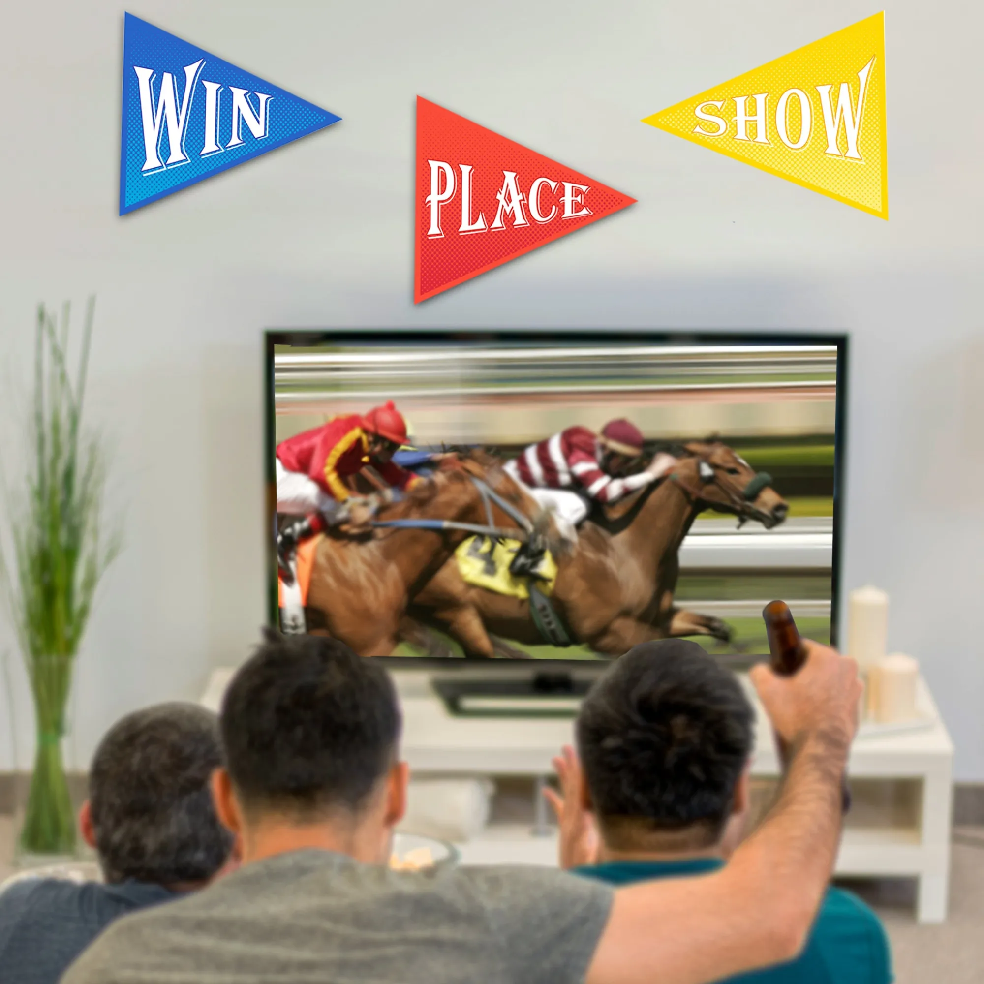 Outlet Windy City Novelties Win, Place, Show Pennant Cutouts