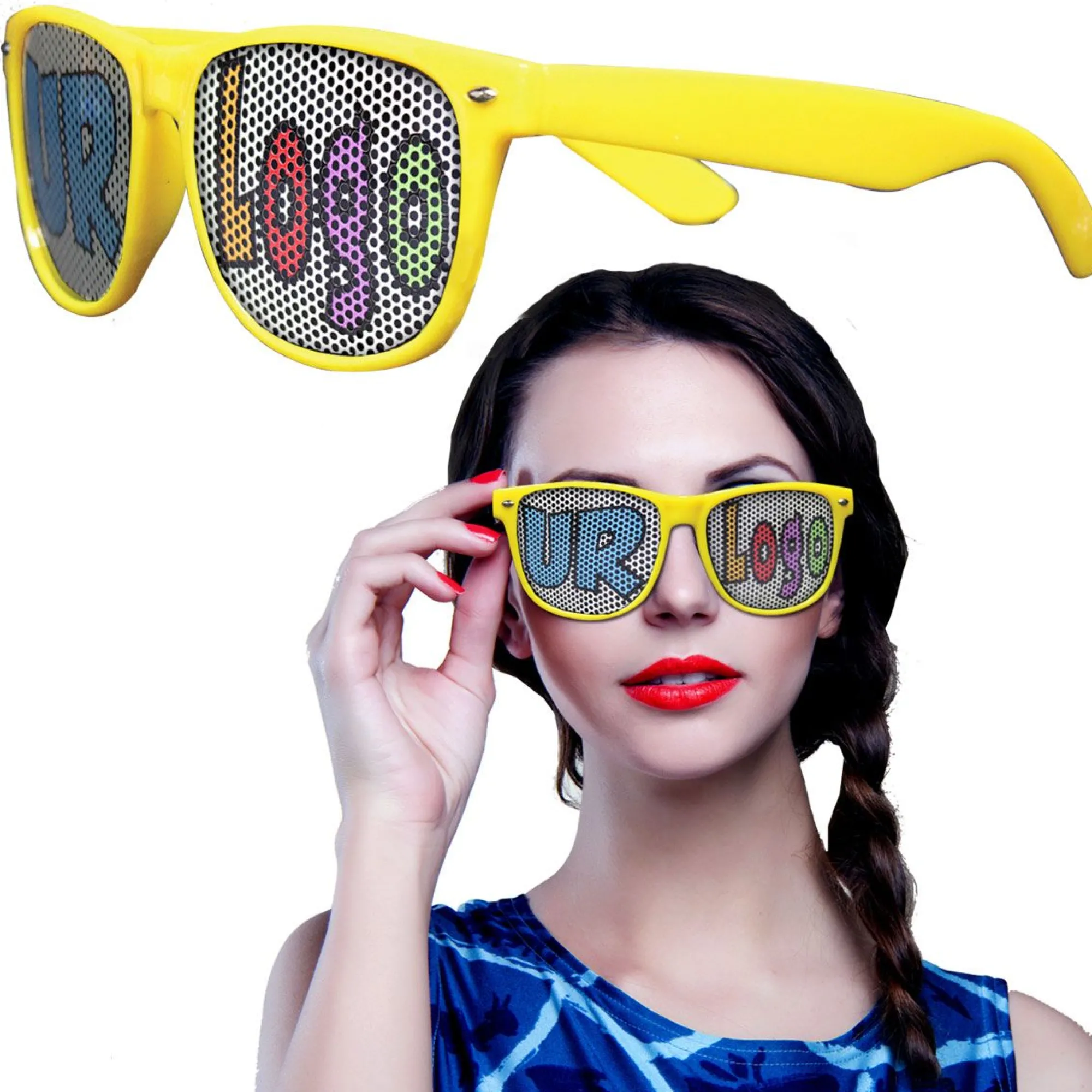 Online Windy City Novelties Novelty Custom Sunglasses - 12 Pack Yellow