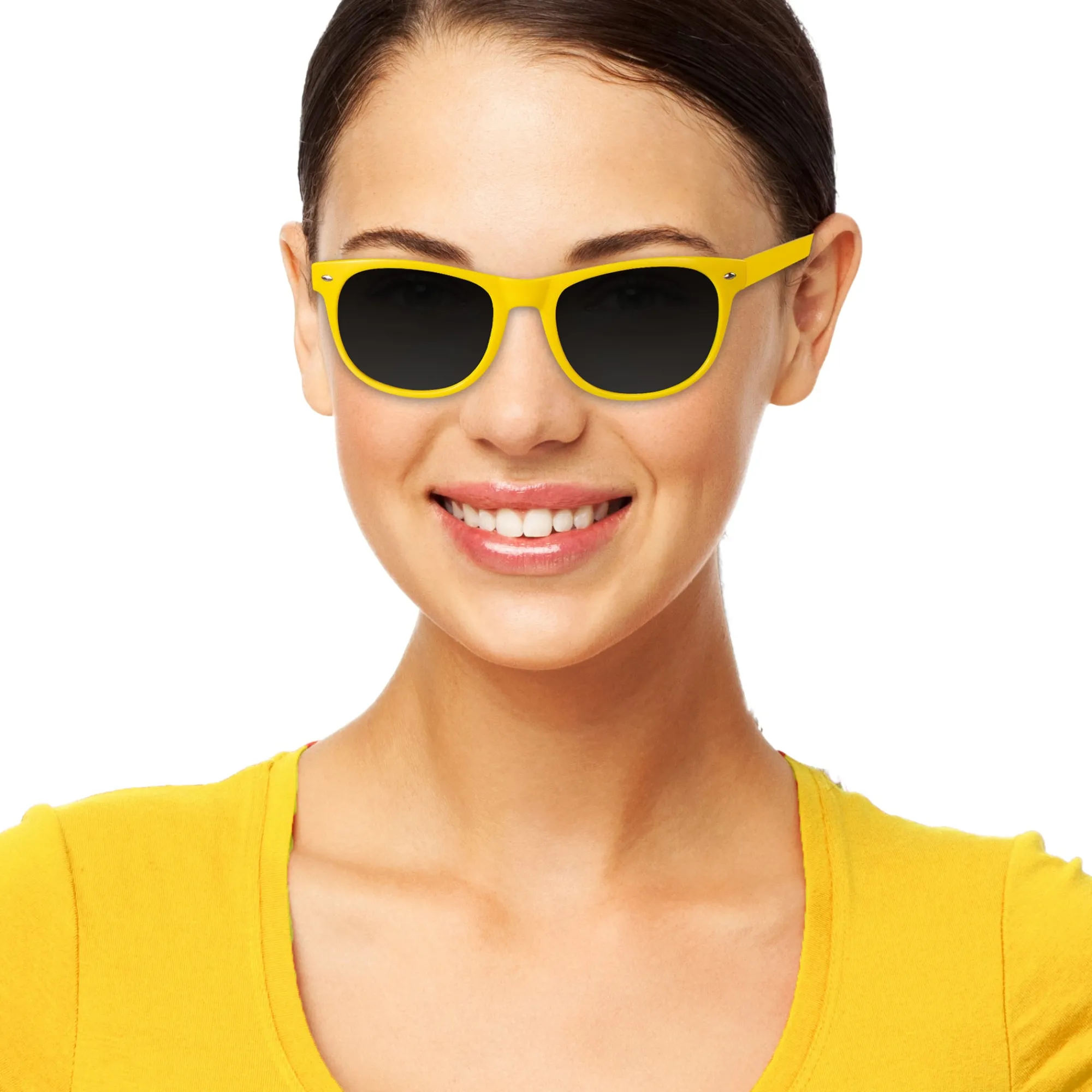 Online Windy City Novelties Retro Sunglasses Yellow
