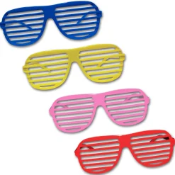 Discount Windy City Novelties Yellow Slotted Glasses
